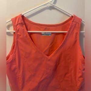 medium orange columbia sleeveless dress